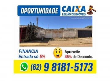 Casa de 2 quartos, Santo Antônio do Descoberto · Jardim Ana Beatriz I ,Santo Antônio do Descoberto-GO ;Oportunidade 50% Off