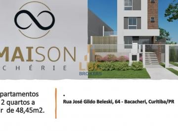 Apartamento · 48m² · 2 Quartos · 1 Vaga · Apartamento Novo - 2 Quartos, 1 Vaga - Bacacheri, Curitiba