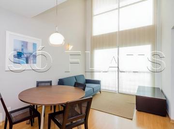 Apartamento · 50m² · 1 Quarto · 1 Vaga · Flat no Blue Loft com 50m², 1 dormitório e 1 vaga disponível para locação próx da Av. Santo Amaro.