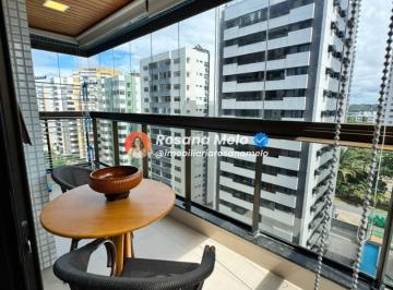 Apartamento mobiliado à beira-mar para alugar com 60m², 2 quartos (1 suíte), Edf. Ivanir Silvestre, em Boa Viagem · Apartamento mobiliado à beira-mar para alugar com 60m², 2 quartos (1 suíte), Edf. Ivanir Silvestre,