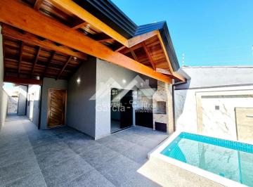 Casa · 84m² · 2 Quartos · 2 Vagas · Casa com piscina em Peruíbe