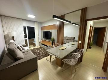 Apartamento · 80m² · 2 Quartos · 2 Vagas · Apartamento com 02 dormitórios sendo de casal suíte semi-mobiliado à Venda em Ana Rech Caxias do Sul