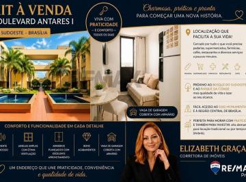 Apartamento · 28m² · 1 Quarto · BOULEVARD ANTARES I Um cantinho charmoso, posição NASCENTE, pronto para uma nova história.