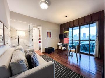Apartamento · 40m² · 1 Quarto · 1 Vaga · Flat mobiliado no Brooklin com 40 m² próximo à Berrini excelente para morar ou investir
