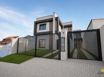 Casa · 134m² · 3 Quartos · 4 Vagas · SOBRADO NOVO E MODERNO NO SANTA QUITÉRIA - R$ 1.150.000,00