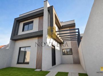 Casa · 139m² · 3 Quartos · 2 Vagas · SOBRADO NOVO DE FRENTE PARA A RUA NO SANTA QUITÉRIA - R$ 990.000,00