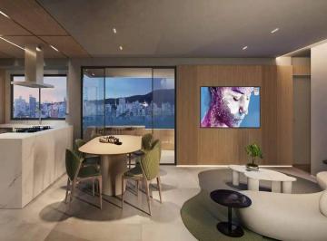 Sala de estar e cozinha · Apartamento à venda com 157 m² no Savassi