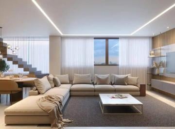 Sala de estar e jantar da cobertura · Cobertura à venda com 309,29 m² no Anchieta