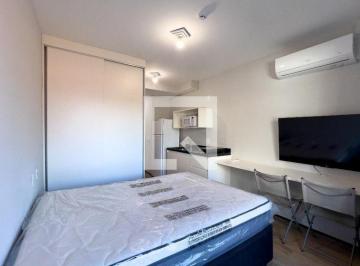 Sobre o imóvel: STUDIO MOBILIADA COM VARANDA PARA RUA TRANQUILA, PROXIMO DA ESTA · Apartamento para Aluguel - Vila Mariana, 1 Quarto, 23 m² - São Paulo