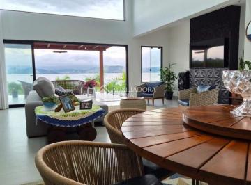 Casa · 400m² · 3 Quartos · Casa de Alto Padrão à Beira da Lagoa de Imaruí com Mais de 2.000m² de Terreno - Guaiúba, Imbituba/SC