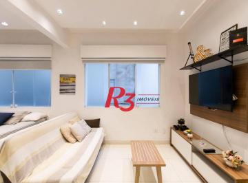 f6cca3831058c5ce179c6c9054b5399fd4492820 · Studio com 1 dormitório à venda, 31 m² por R$ 350.000,00 - Embaré - Santos/SP