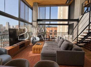 Apartamento · 139m² · 2 Quartos · 3 Vagas · Apartamento Duplex locação no Itaim com 139m², 2 quartos e 3 vagas de garagem ompleta de Lazer
