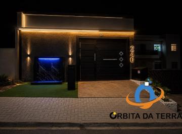 Foto 01 · Espetacular casa à venda em Araucária-PR, bairro Fazenda Velha: 4 quartos, 1 suíte, 3 salas, 3 banhe