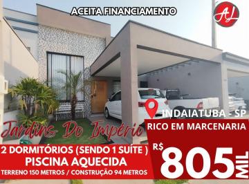 Casa de 2 quartos, Indaiatuba · Casa Térrea Com Piscina - A Venda - Condomínio Jardins Do Império - Indaiatuba/SP!