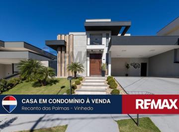 Casa · 277m² · 3 Quartos · Casa a venda em Vinhedo no Condomínio Recanto das Palmas, térrea, moderna, com três suítes completas