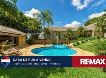 Casa · 424m² · 3 Quartos · 5 Vagas · Casa à venda, 424 m²,Jardim Panorama, Vinhedo-SP. Térrea em com piscina, área gourmet e campo de fut