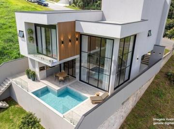 Casa · 230m² · 3 Quartos · 2 Vagas · Casa em construção • 230 m² de área construída • Condomínio Bosque da Mata, Valinhos