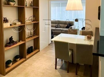Apartamento · 55m² · 1 Quarto · 1 Vaga · Horizonte JK: apartamento de alto padrão entre Vila Nova Conceição e Itaim Bibi, na Av. JK