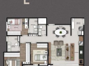 Apartamento · 104m² · 3 Quartos · 2 Vagas · Apartamento à venda em Campinas, Nova Campinas, com 3 suítes, com 104 m², Wide Nova Campinas