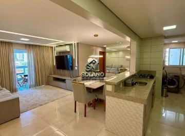 Apartamento · 94m² · 3 Quartos · 2 Vagas · Alugo Apartamento Mobiliado no Varandas de Copacabana, Jardim Atlântico GO.