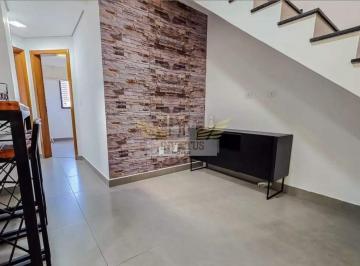 Apartamento · 90m² · 2 Quartos · 2 Vagas · Cobertura sem Condomínio com 2 Quartos para Locação, 90m² - Campestre, Santo André/SP.