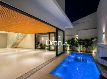 43768d9303ce3e5640cd2d936408dc13277a16b4 · Sobrado com 3 dormitórios à venda, 264 m² por R$ 2.190.000,00 - Jardins Capri - Senador Canedo/GO