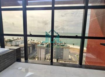 Apartamento · 82m² · 2 Quartos · 2 Vagas · Apartamento Cobertura Duplex 2 Suítes, 82m², Hidromassagem, Varanda vista mar da Praia de Jatiúca à