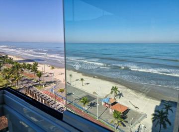 Apartamento · 81m² · 2 Quartos · 1 Vaga · MARAVILHOSO apto c Varanda Gourmet - Mongagua - VISTA Livre do MAR
