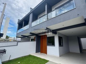 Casa · 110m² · 3 Quartos · 2 Vagas · Sobrado Geminado Moderno no Sertão do Maruim: Conforto e Praticidade em São José