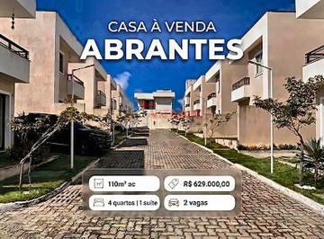 Casa · 110m² · 4 Quartos · 2 Vagas · Casa em Condomínio 4 quartos 1 suíte - Abrantes - Camaçari