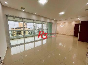 573648e6fefb76d973e60ff732b2a65159c82b7b · Apartamento com 3 dormitórios para alugar, 168 m² por R$ 17.000,00/mês - Ponta da Praia - Santos/SP