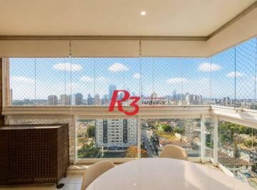 5806da00b6661cf9f0a6388752c7fef209049441 · Apartamento com 1 dormitório para alugar, 49 m² por R$ 5.500,02/mês - Ponta da Praia - Santos/SP