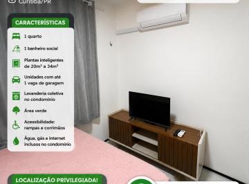 Apartamento de 1 quarto, Curitiba · Apartamento 1 quarto