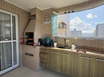 Apartamento de 2 quartos, Praia Grande · Apartamento 2 Suítes com Planejados e Varanda Gourmet | 89 m² -Aviação, Praia Grande/SP