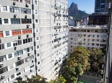 Vista do apartamento · Leblon, sala e quarto excelente!