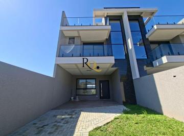 Casa de 3 quartos, Curitiba · Sobrado Tríplex Novo no São Braz 230m² 3 Suítes com Sacada + Terraço Gourmet