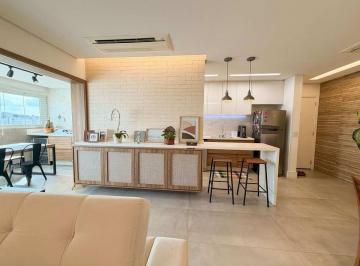 Living · Apartamento com 79m², 2 quartos (1 suíte), 2 vagas e lazer completo à venda na Barra Funda, São Paul