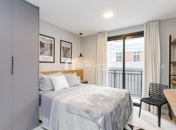 Apartamento · 21m² · 1 Quarto · Belo studio no Centro, em prédio com rooftop com c