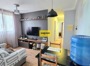 Apartamento · 40m² · 2 Quartos · 1 Vaga · Lindo Apartamento Mobiliado no Bairro Santa Maria – Santo André (Divisa com São