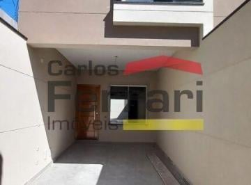 Casa · 150m² · 3 Quartos · 2 Vagas · Sobrado novo na Vila Ester, próximo a Avenida Braz Leme, 3 suítes, 2 vagas