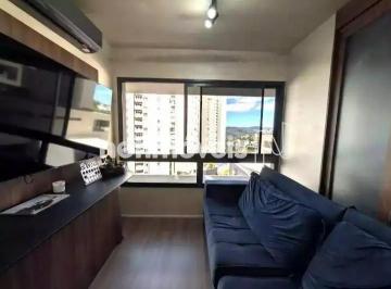 Sala · Apartamento 1 Quarto - Vila da Serra - 44 m²;