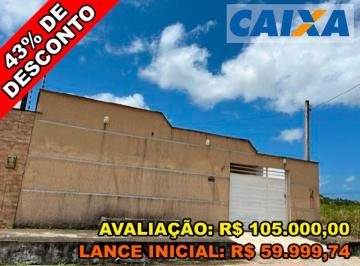 Casa de 2 quartos, Extremoz · Casa com 200m² de área de terreno e 50,84m² de área privada - Extremoz/RN
