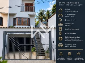 Casa · 236m² · 3 Quartos · 4 Vagas · Sobrado Vila Milton - 3 Dorm com 1 Suíte - 4 Vagas - 236 m² - Guarulhos