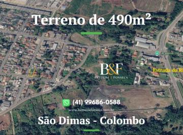 202607291544285530.png · Terreno de 490m2 (35x14m) com 2 Casas, Colombo próx Ribeira