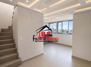 Apartamento · 108m² · 2 Quartos · 2 Vagas · Cobertura Duplex Nova à Venda com 2 Quartos, 1 Suíte, Terraço e 1 Vaga no Castelo – Belo Horizonte/M