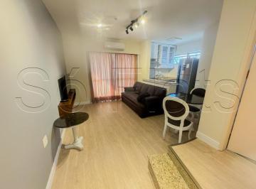 Apartamento · 48m² · 1 Quarto · 1 Vaga · Flat disponível para locação no Paulista Wall Street com 48m², 1 dormitório e 1 vaga de garagem.