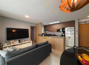 Sala · Apartamento com 3 dormitórios à venda, 95 m² por R$ 898.000,00 - Vila Assunção - Santo André/SP