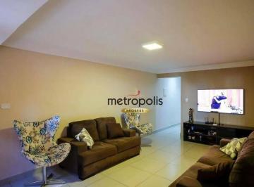 Sala · Sobrado com 3 dormitórios à venda, 203 m² por R$ 1.050.000,00 - Jardim - Santo André/SP