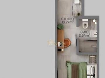 33b940a697b492a86bcab2bf6819d4166f35afb9 · Studio com 1 dormitório à venda, 17 m² por R$ 267.688,83 - Centro - Florianópolis/SC