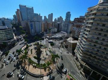 Janela da Sala · Apartamento 85 m² 2 Quartos | Andar Alto | 1 Vaga | Centro do Gonzaga – Excelente Localização